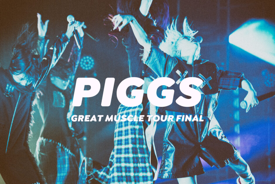 PIGGS「GREAT MUSCLE TOUR FINAL」ライブレポート写真あり